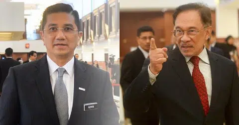 阿兹敏（左）和安华（右）。（互联网）