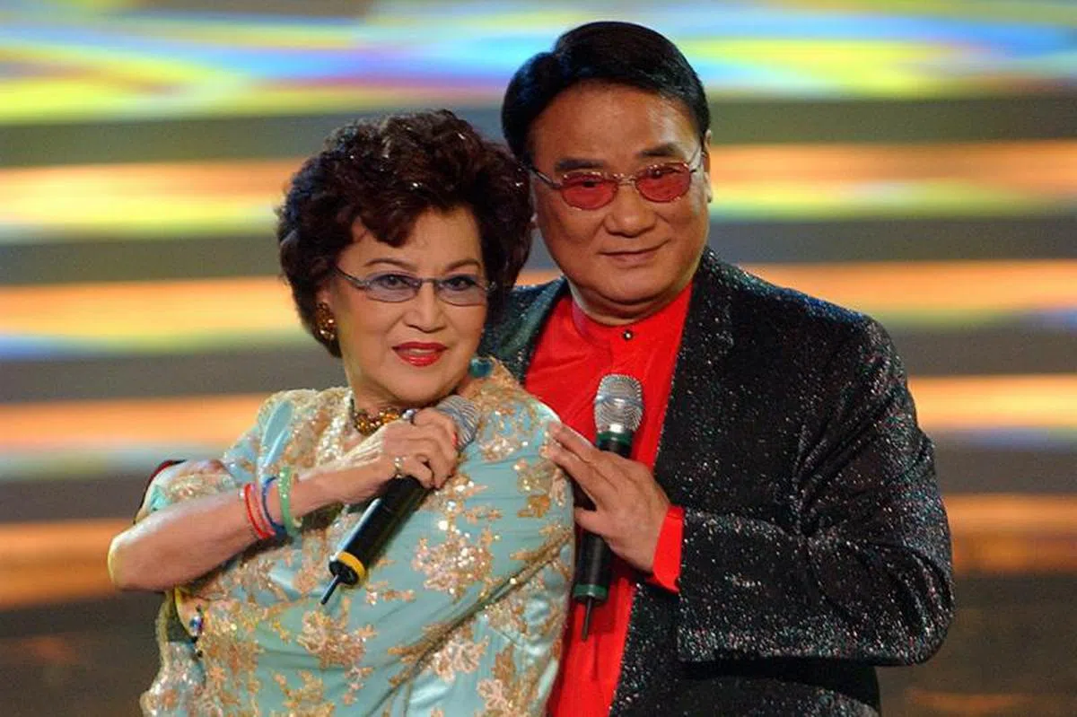  李香琴与谭炳文两人生前是最佳拍档。（海峡时报） 