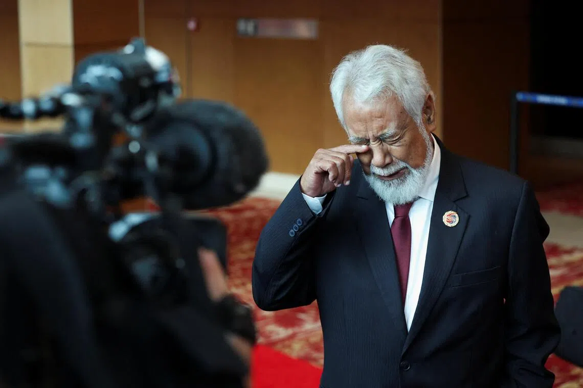 东帝汶总理古斯芒。