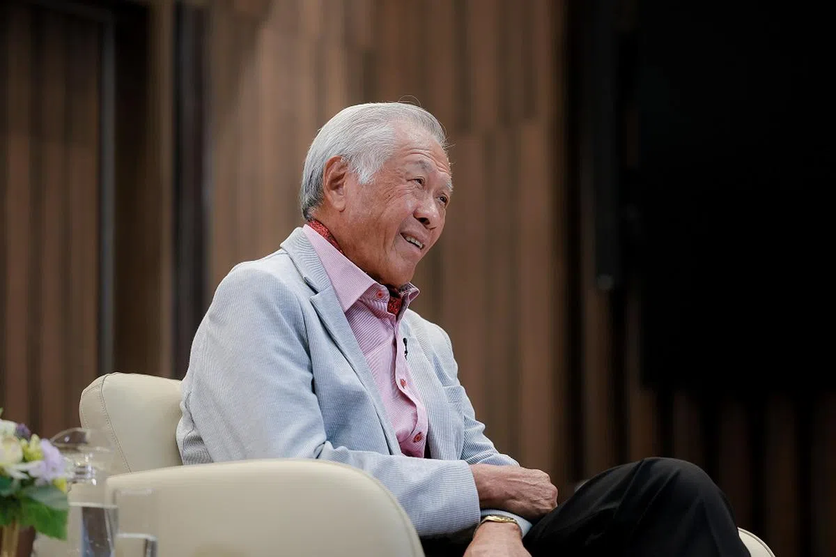 黄永宏宣布引退后，5月13日接受媒体访问，回顾政治生涯。（联合早报）
