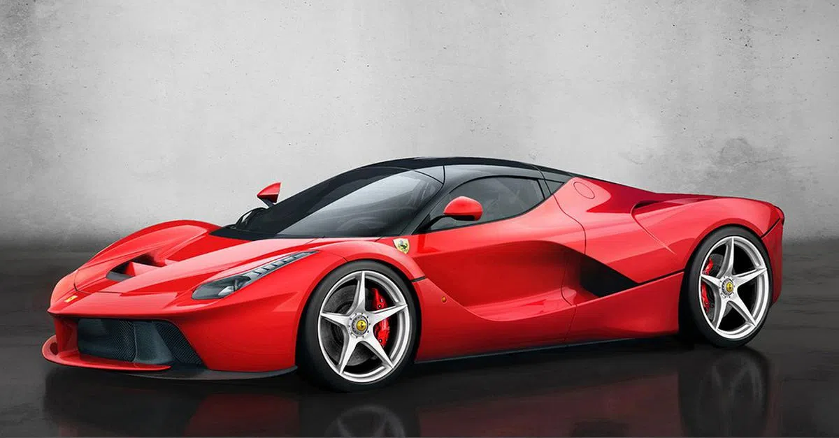  法拉利“LaFerrari”跑车。（法拉利官网） 
