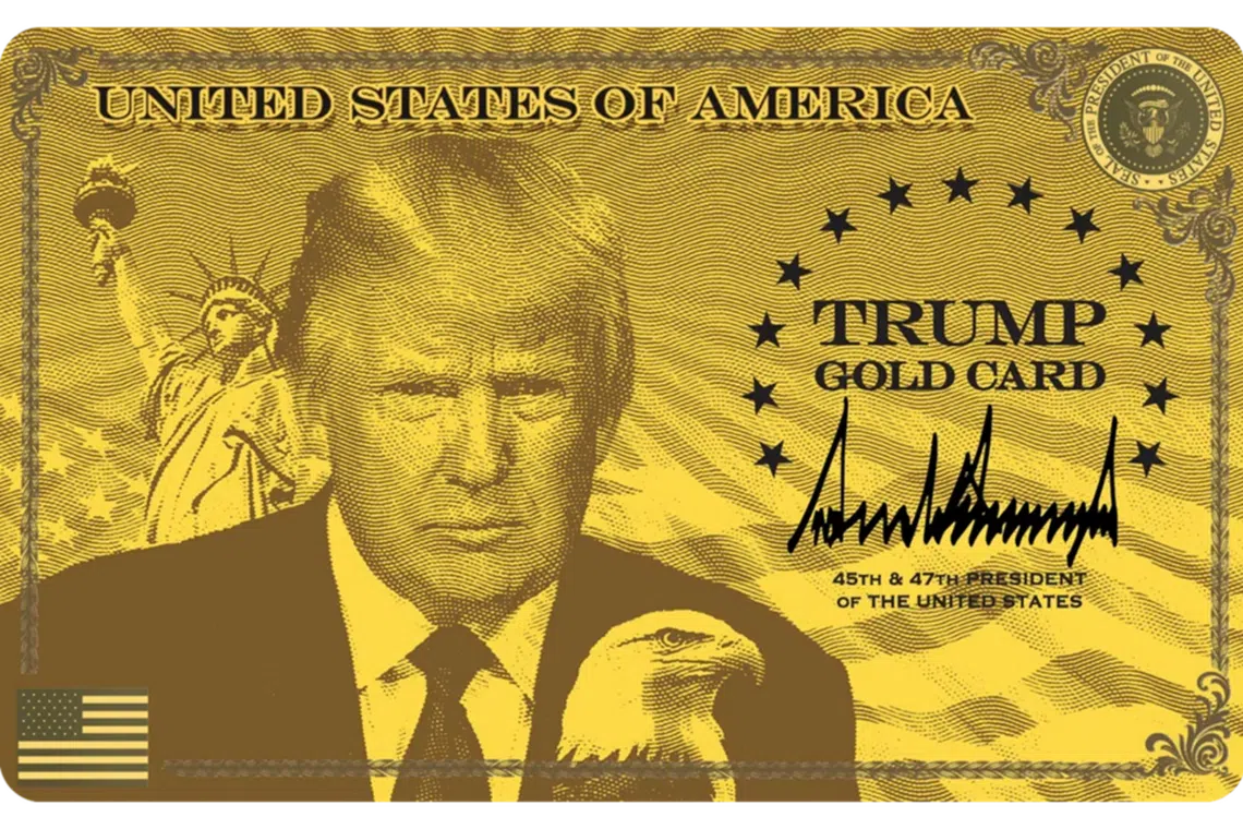 特朗普黄金卡。