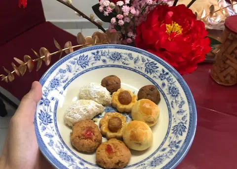 美味的年饼吃多了体重就会飙升。（卢丽珊摄）