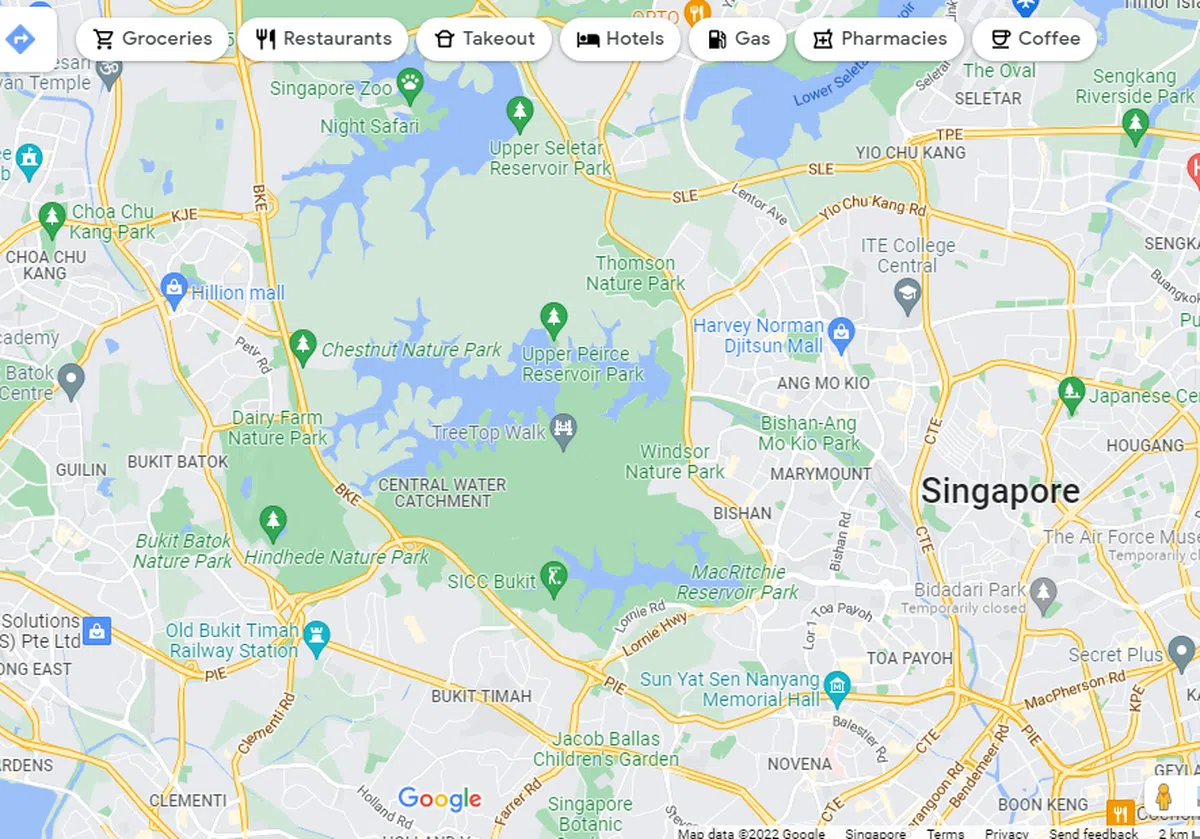 定位服务促成了导航和地图等多种应用程序。（截图）