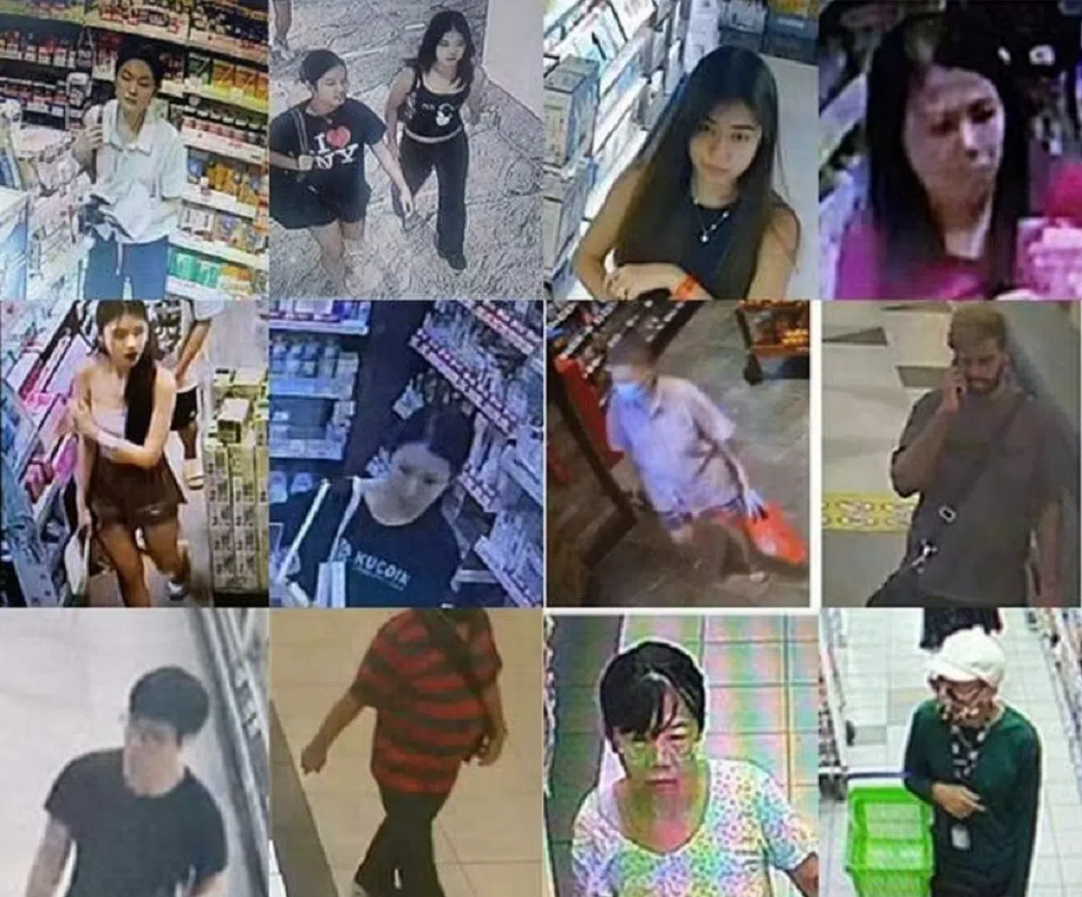 警方近日公布零售店偷窃嫌犯照片，呼吁公众提供线索。（警方提供）