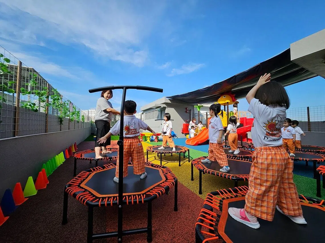 学前教育中心Sunny Bunny Montessori。（Sunny Bunny Montessori）