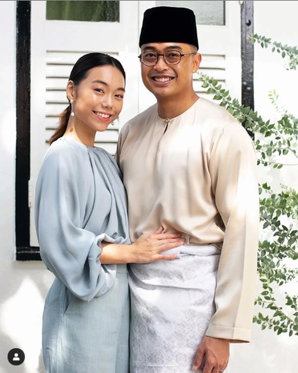  Imran Rahim和妻子张淑羚合照。（Imran Rahim的instagram） 