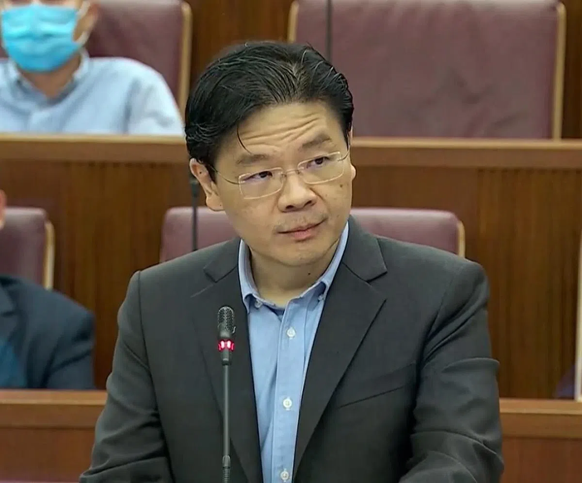 新加坡财政部长黄循财。（Gov.sg国会视频截图）