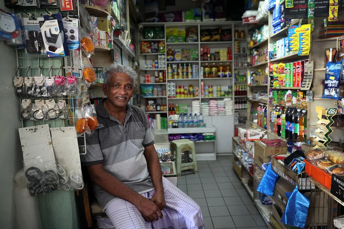 “Mamak”在淡米尔语是形容像他这样的大叔。（海峡时报）