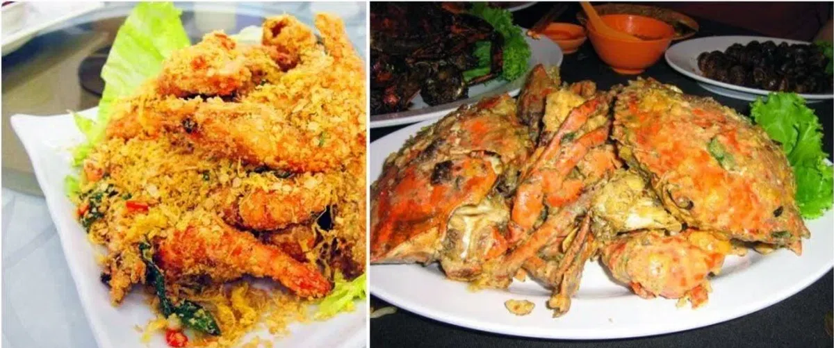  麦片虾和咸蛋螃蟹（海滨楼面簿） 