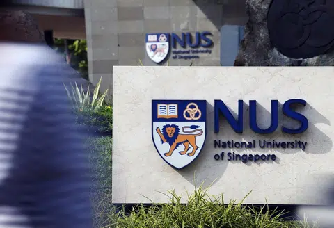 新加坡国立大学校园一隅。（联合早报）