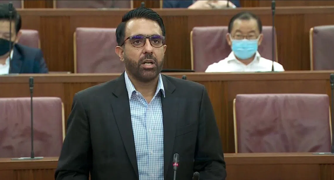 毕丹星表示工人党将反对提高消费税的2022年财政预算案。（GOV.SG）