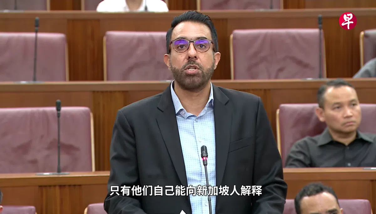 工人党秘书长兼国会反对党领袖毕丹星。（联合早报视频截图）