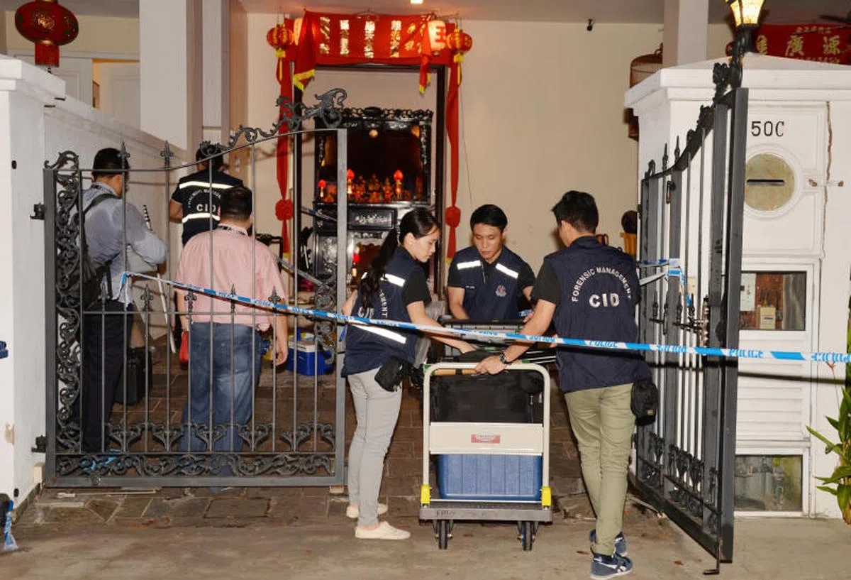  警方事后封锁现场，进行调查。(新明日报) 