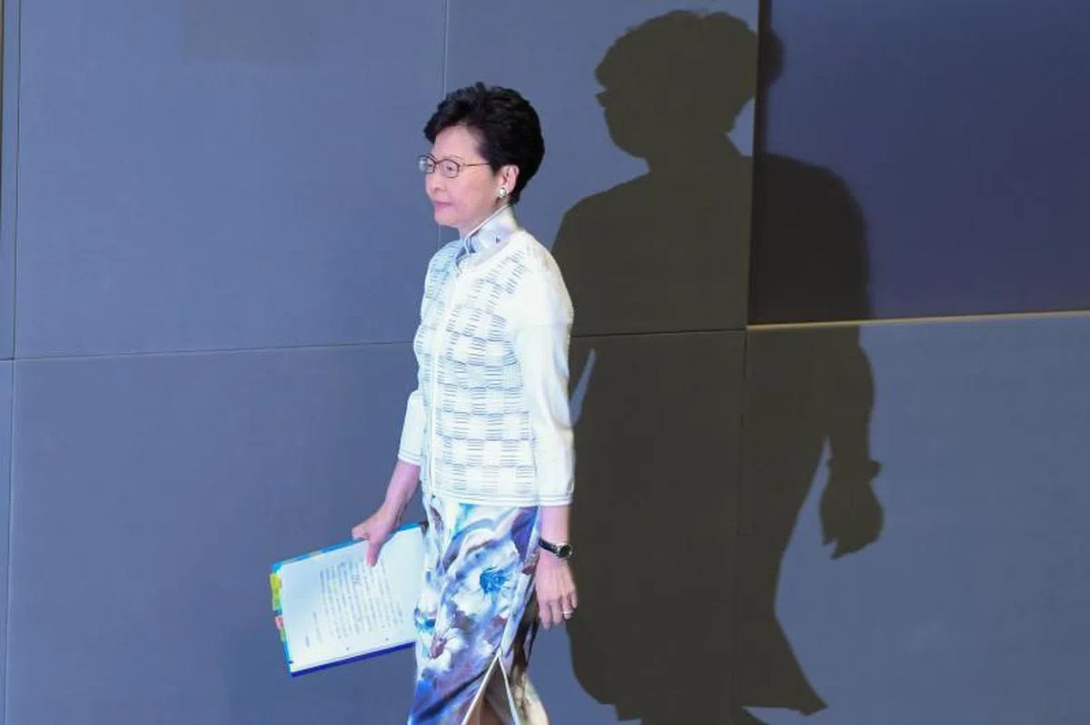  香港民众不信任香港特首林郑月娥会拒绝中国大陆的任何引渡需求。（法新社） 