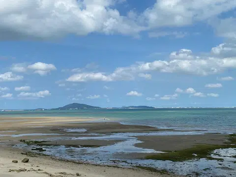 风景如画的樟宜湾。（叶孝忠摄）