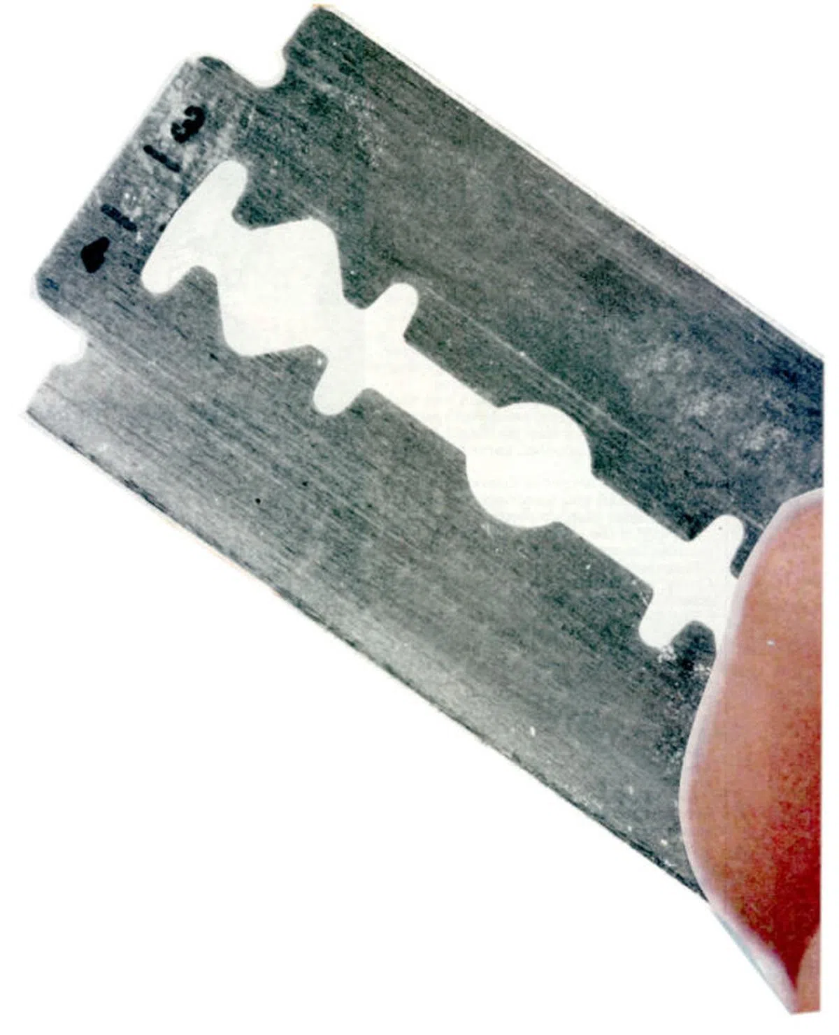  刀片。（示意图） 