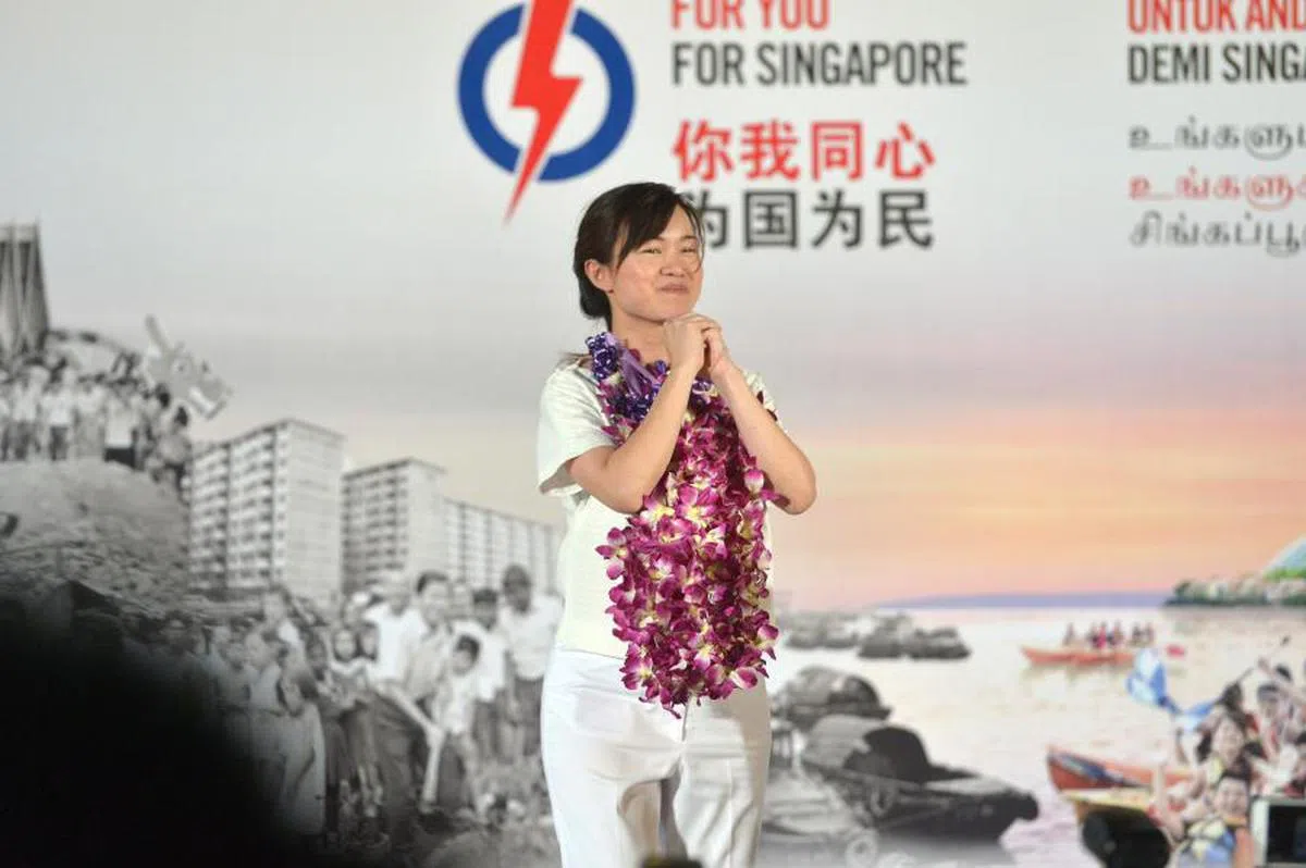 陈佩玲在Grab的新工作是否涉及利益冲突引发舆论议论。（海峡时报）