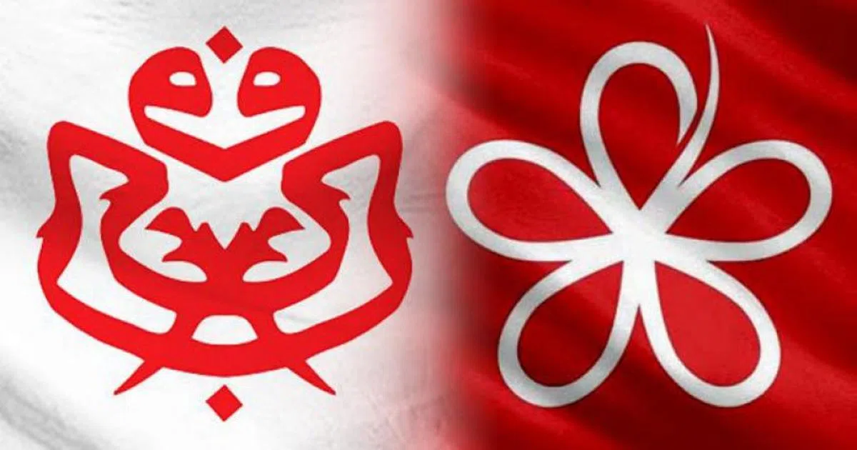  土团党（左）VS 巫统（右）。（东方日报） 