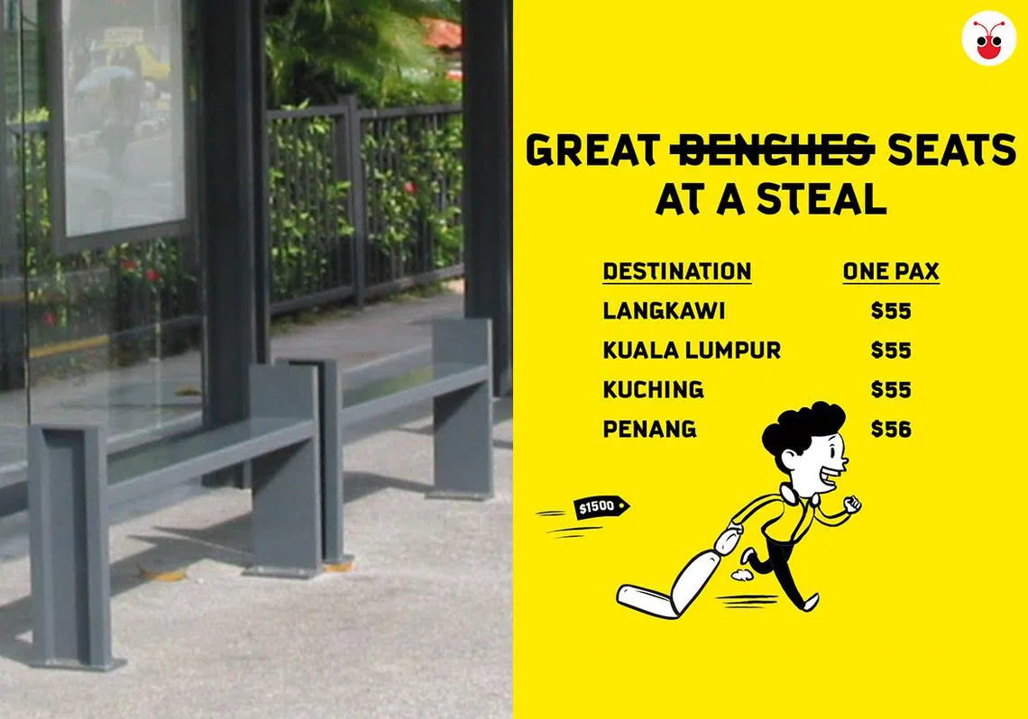 广告中掺入热门新闻的元素，才能让人产生共鸣。（曾庆祥制图）