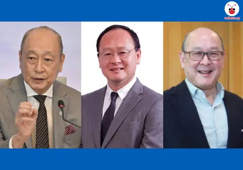 黄祖耀的三个儿子，黄一宗、黄一超、黄一林。（大华银行/虎豹集团/商业时报）