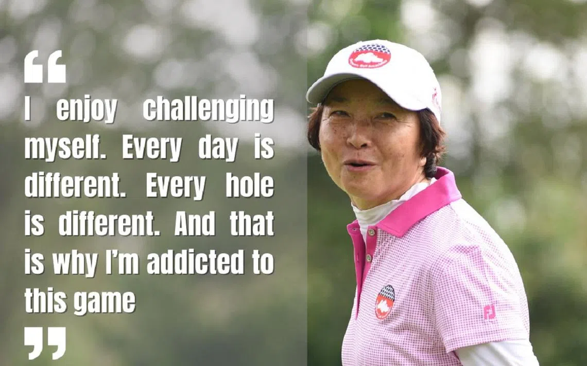 前国会议员李美花。（新加坡高尔夫球协会脸书）