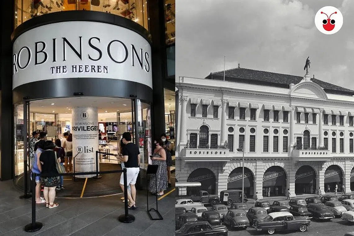 罗敏申百货（Robinsons）宣布正式走入历史。（红蚂蚁制图）