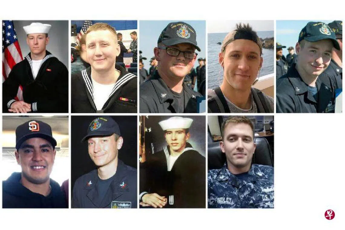 （路透社）遇难的9名海军