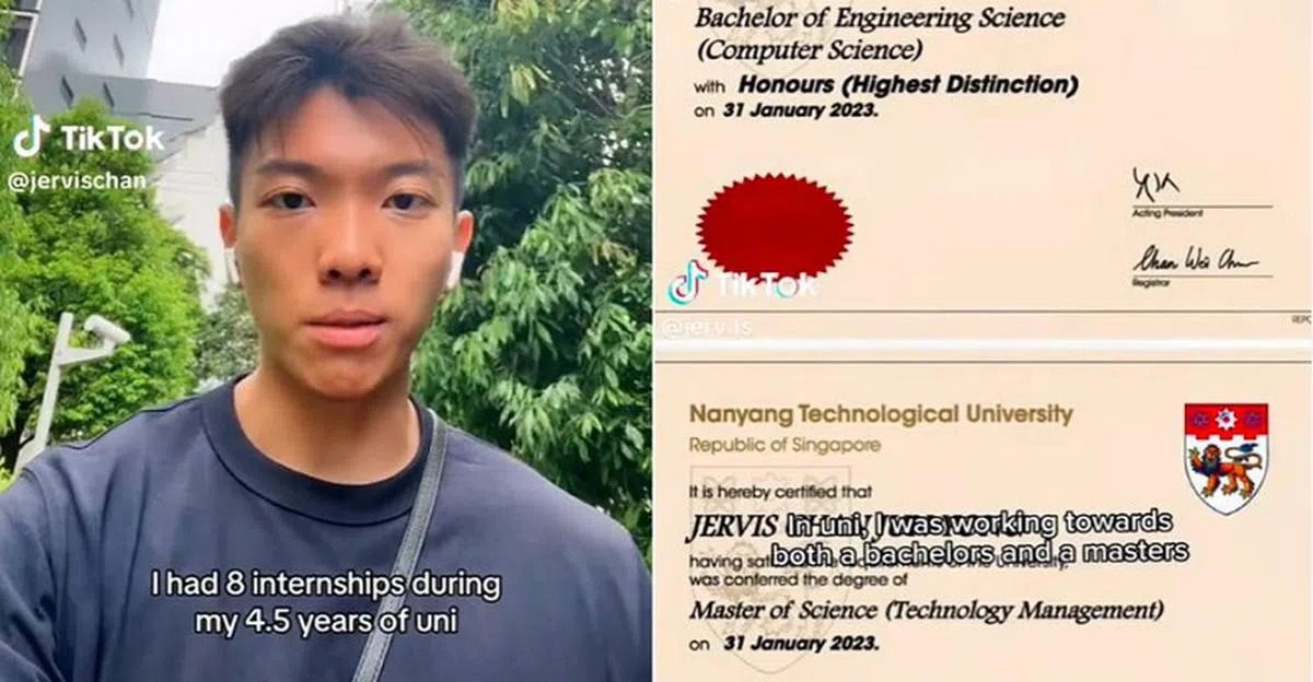 这名南大毕业生曾到八家公司实习，当中不乏几家国际企业。（互联网）
