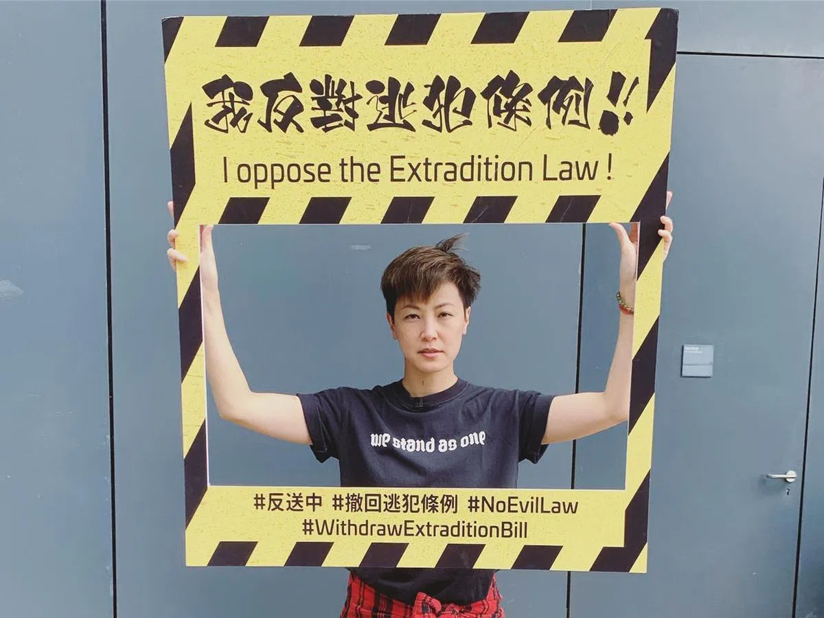  何韵诗积极参与“反送中”抗争活动。（今周刊） 