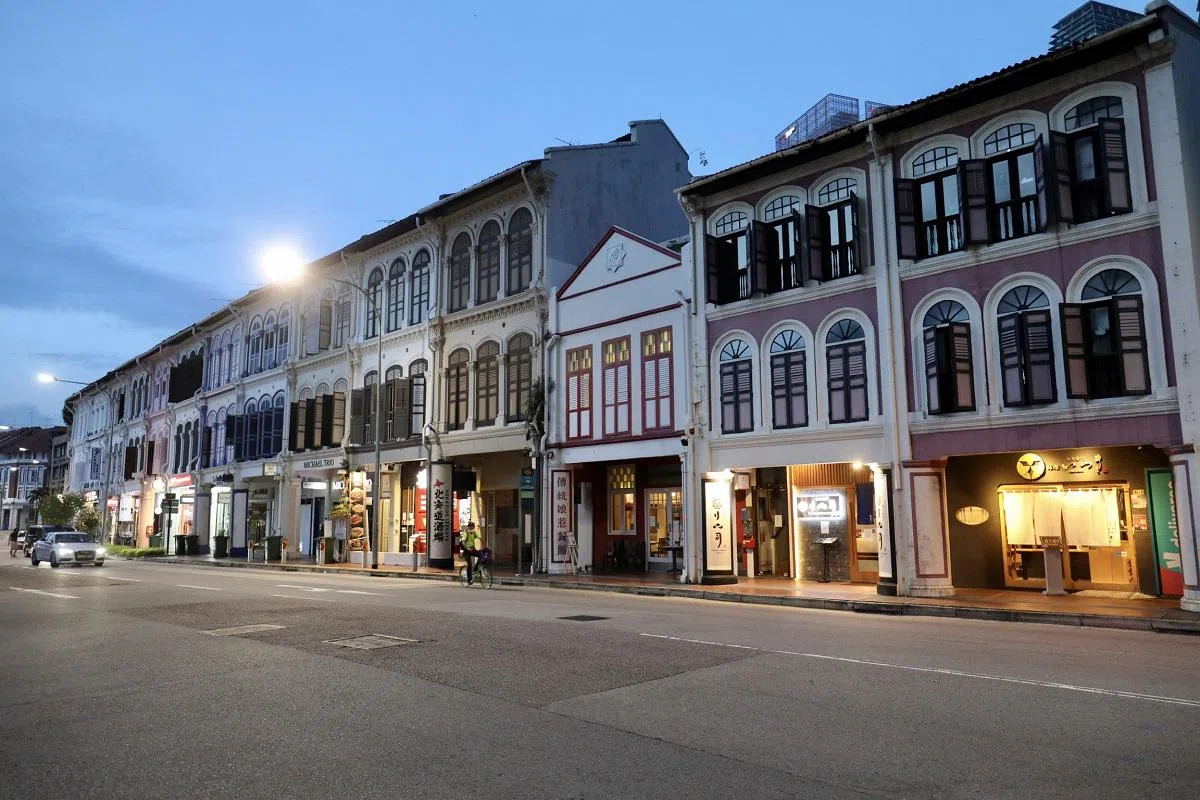  新加坡中央商业区的高价店屋，是一些“家族办公室”的最爱。（联合早报） 