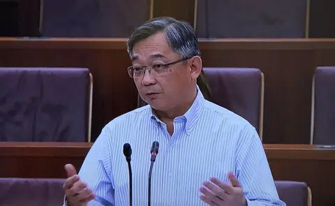 卫生部长颜金勇：“新加坡的冠病抗疫战极有可能是一场持久战。”（国会视频截图）