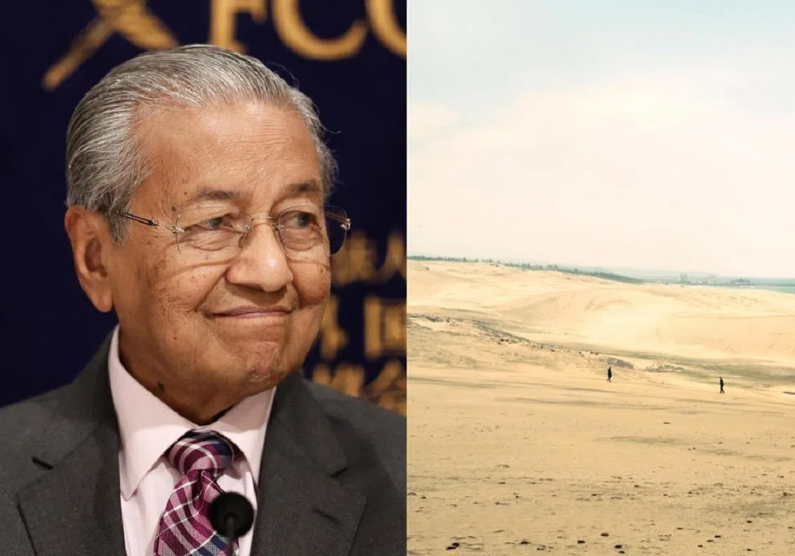 路透社引述消息指出，马哈迪去年10月宣布禁止海沙出口。（李国豪制图）