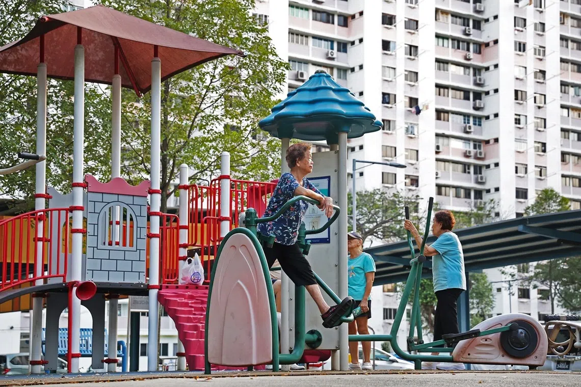 新加坡人口及组屋开始迎来“老问题”。