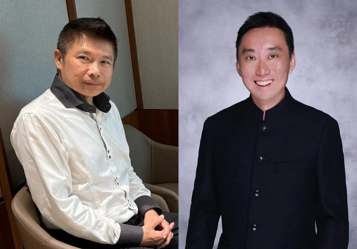 早前曾因争议性言论引发反弹的谢明达（左）和郑恩里（右）今日相继传出就此前争议言行“负荆请罪”的消息。（红蚂蚁制图）