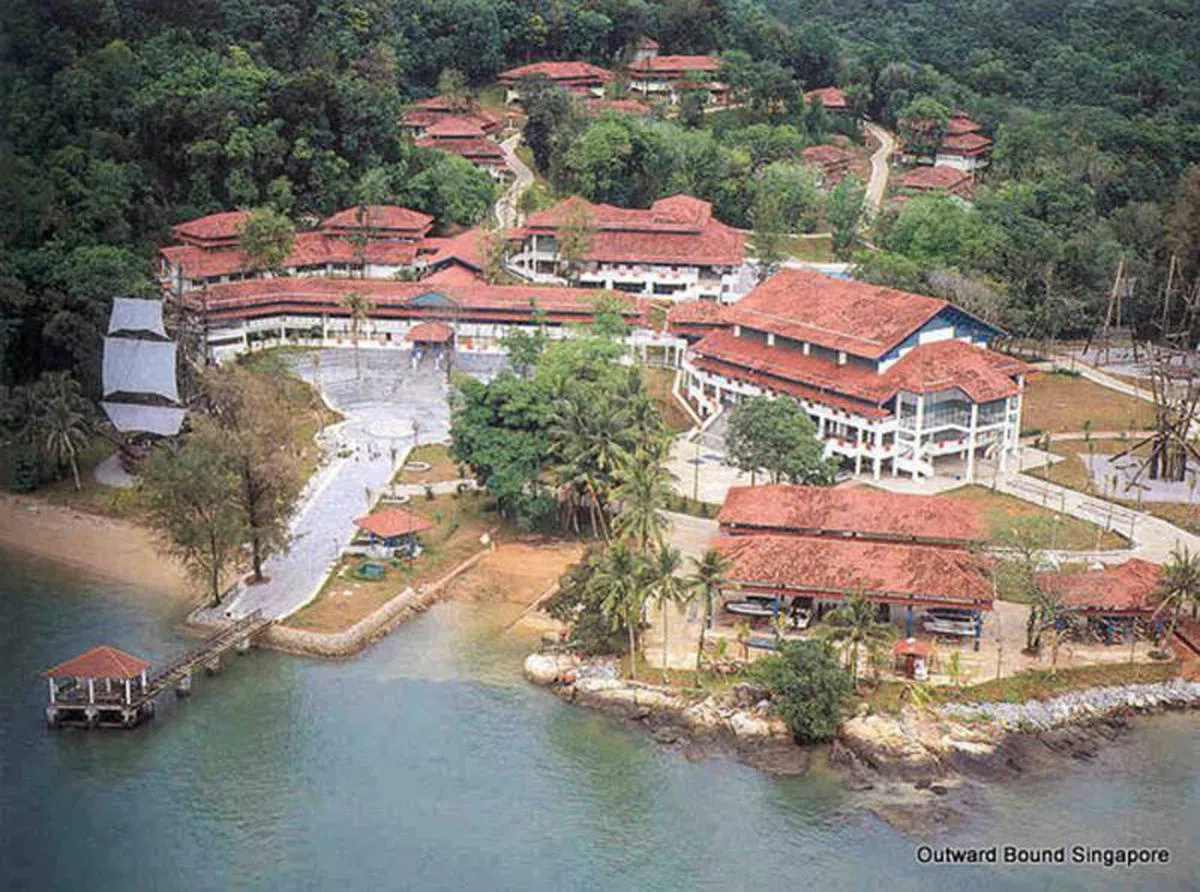  乌敏岛上的外展训练中心。（外展学校） 