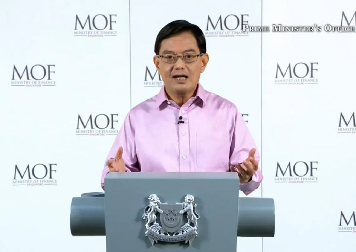 副总理兼经济政策统筹部长及财政部长王瑞杰今天（8月17日）下午3点半通过电视广播与社交媒体平台发表部长声明，推出额外80亿元的抗疫纾困措施。（视频截图）