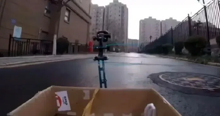 疫情期间好帮手。（视频截图）