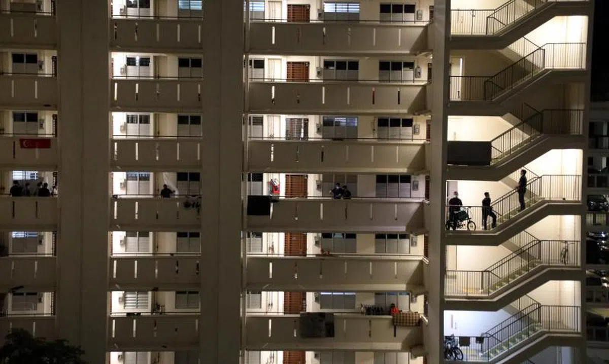  榜鹅组屋区日前发生了一起男子谋杀邻居的憾事。（联合早报） 