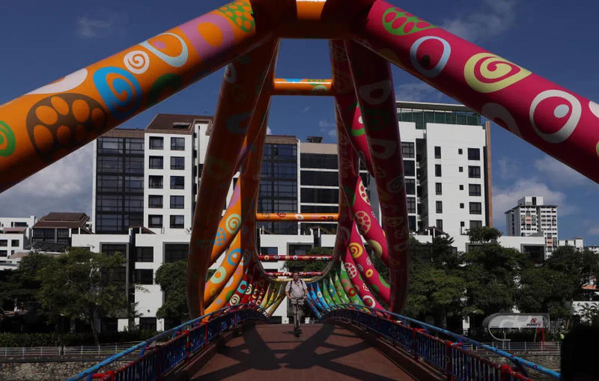  阿卡夫桥。（联合早报） 