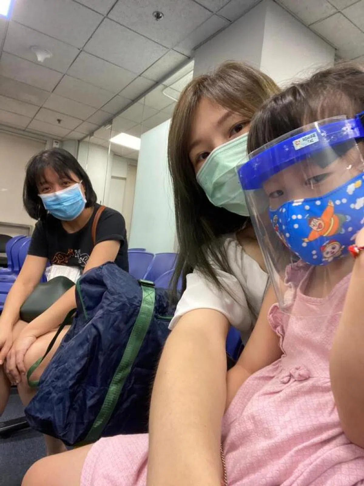  蔡女士终于与女儿团聚。（曾笳恩面簿） 