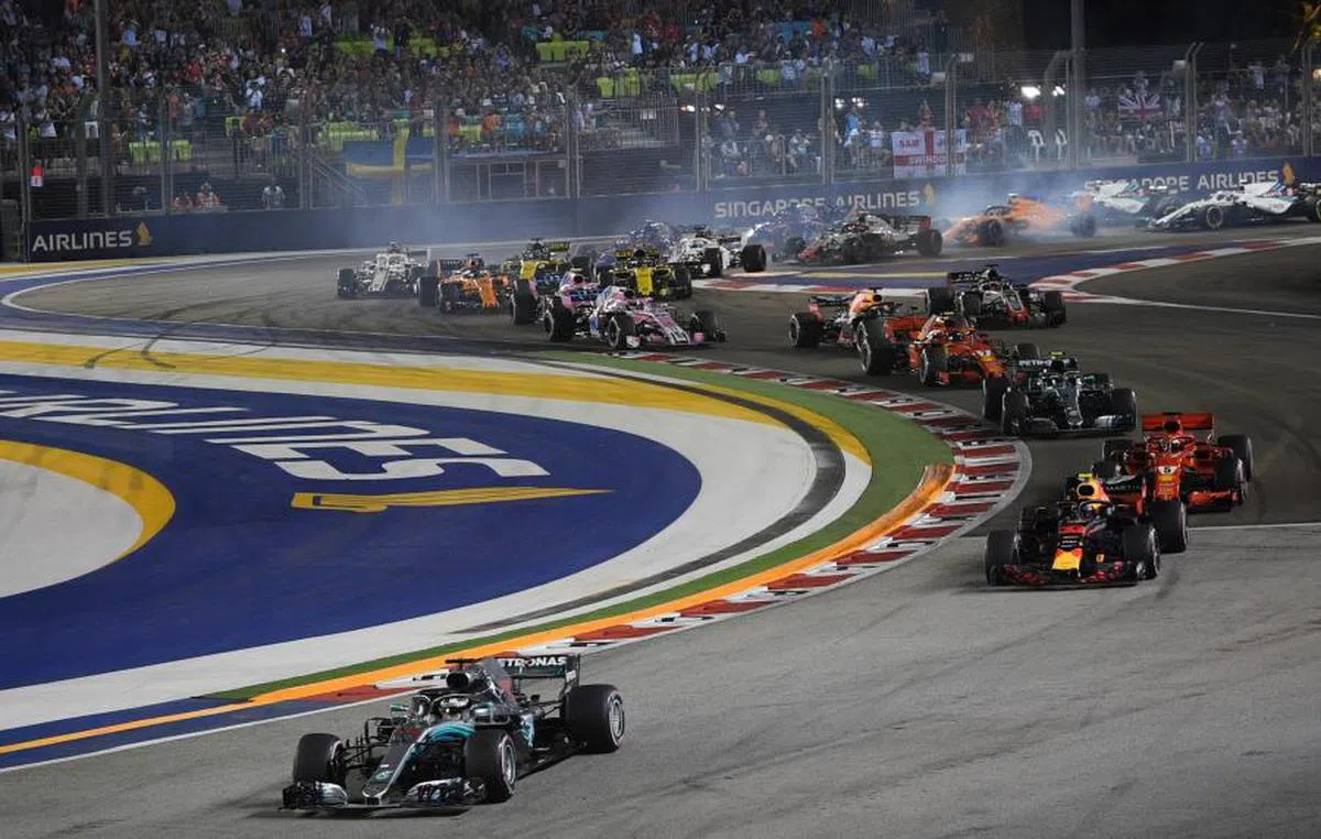 暌违两年的F1新加坡站将于下周火爆登场。（海峡时报）