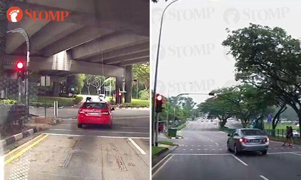 What's the rush for these drivers caught beating the red light?