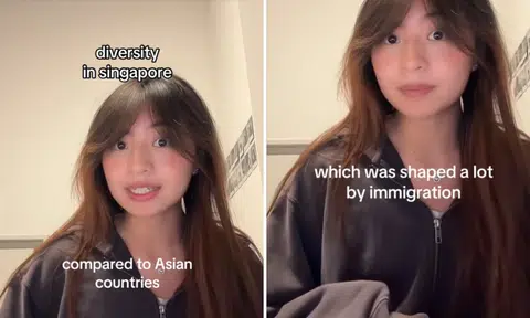 tiktok post about diversity in singapore