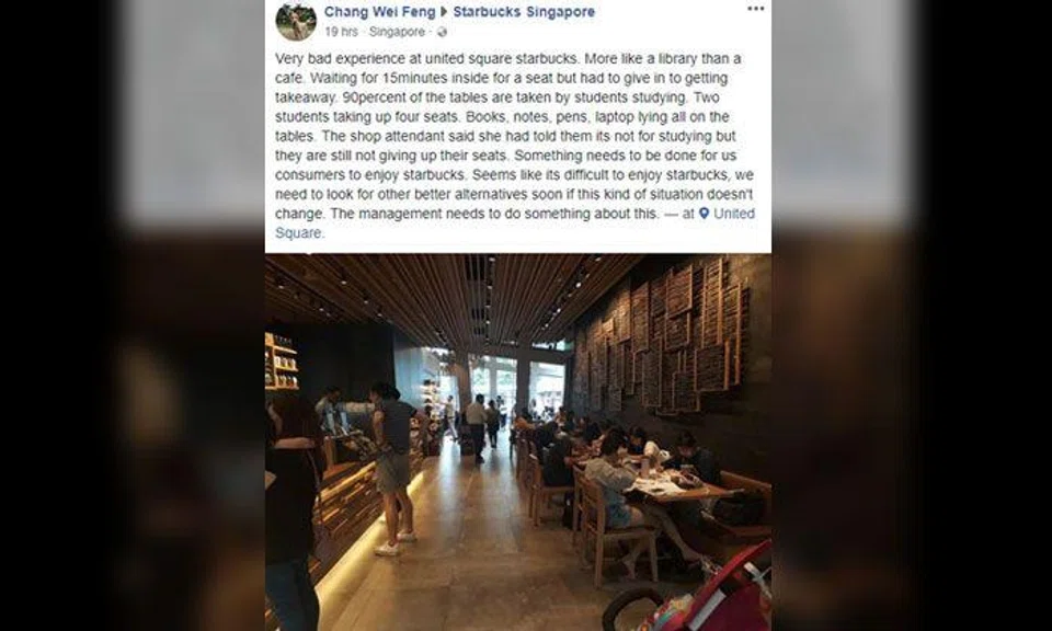 More customers frustrated by students studying at Starbucks outlets: "More like library than cafe"