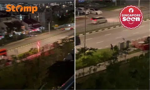 Someone launched fireworks at Bartley Road on CNY eve, police investigating