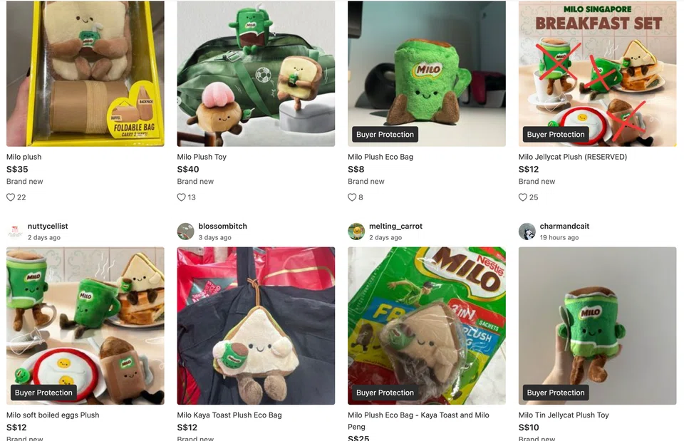 Most of the listings do not include the actual sachets and packets of Milo