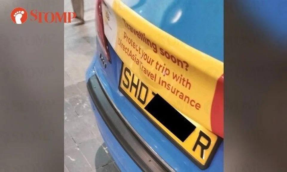Stomper: "I took a photo of the cab plate. That was when the hooligan driver turned aggressive, he got out and charged towards me shouting, 'Not happy, complain!'