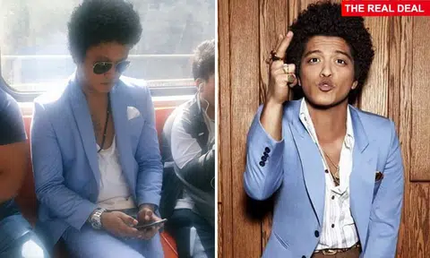 Bruno Mars taking train from Khatib? No, but his doppelganger is