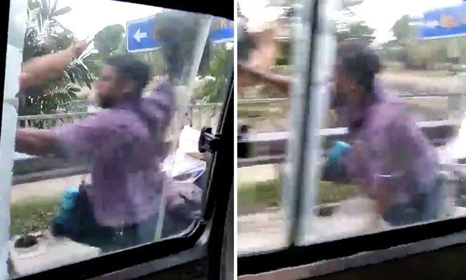 Bus captain caught on video hitting motorist with helmet in JB will be disciplined: SBS Transit